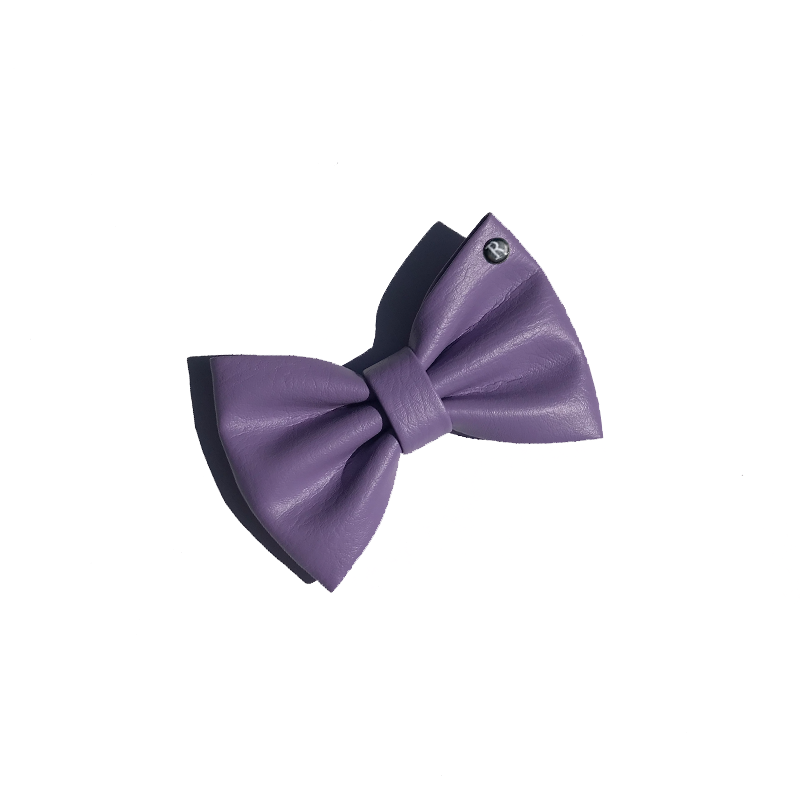 'Lilac' Pleather Bowtie