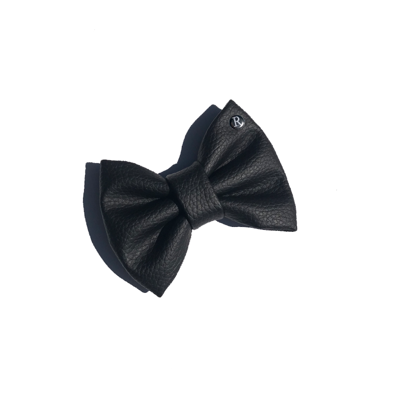 'Midnight' Pleather Bowtie