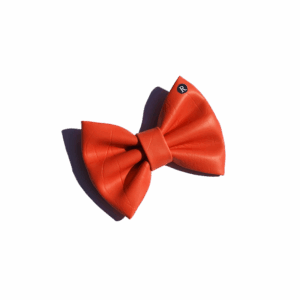 'Tangarine' Pleather Bowtie