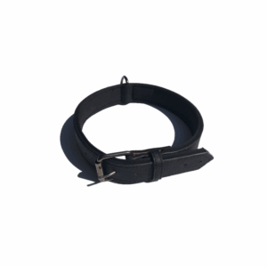 'Midnight' Pleather collar (Large)