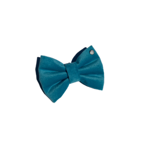 'Sapphire' Velvet Bowtie
